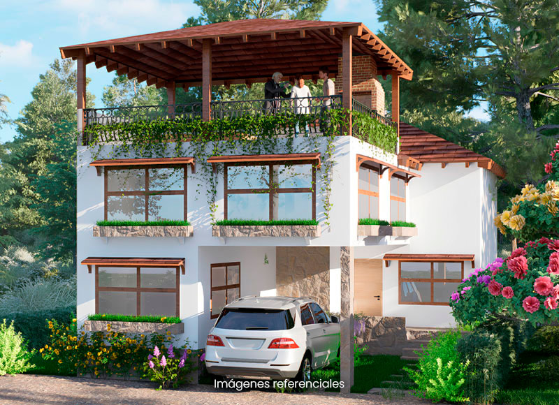 Modelo Rumi - Espacio ideal para disfrutar aire puro y tranquilidad en un entorno ecoamigable pensado para el bienestar.